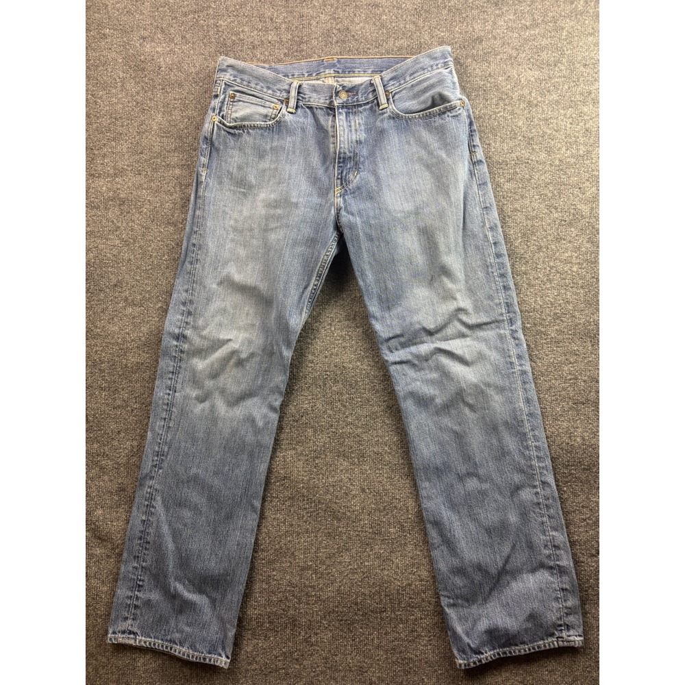 Polo Ralph Lauren Jeans Mens 34x32 Light Wash Straight Leg Denim 7080-20